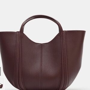 Zara Rich Brown Tote Bag